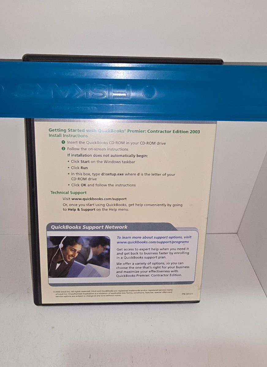 Intuit Quickbooks 2003 Premier Contractor Edition Upgrade Only w/Key Code