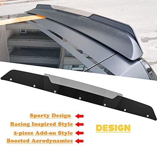 Rear Wickerbill Spoiler for Dodge Challenger 2008-2014 SRT RT Hellcat Scat