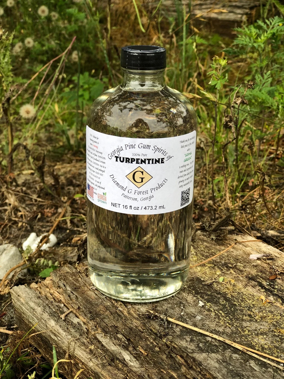 16 oz. 100% Pure Gum Spirits of Turpentine