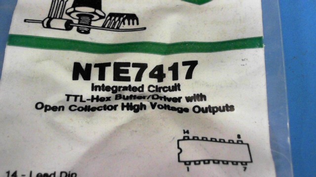 New (5pcs) NTE7417 NTE ELECTRONICS IC Logic