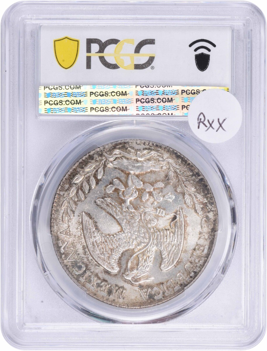1875 Go FR Mexico 8 Reales MS64 PCGS