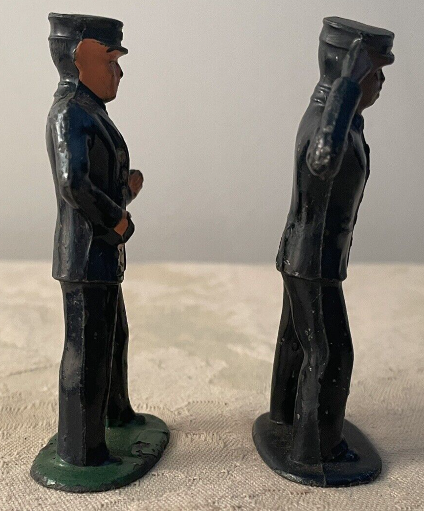 VINTAGE TWO TRAIN WORKMEN MINIATURES 3” for STANDARD 0 TRAIN LAYOUT