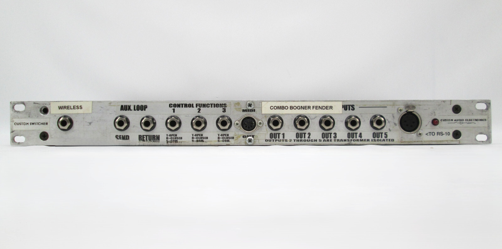 Rack Mount Custom Audio Electronics CAE MIDI Custom Switcher