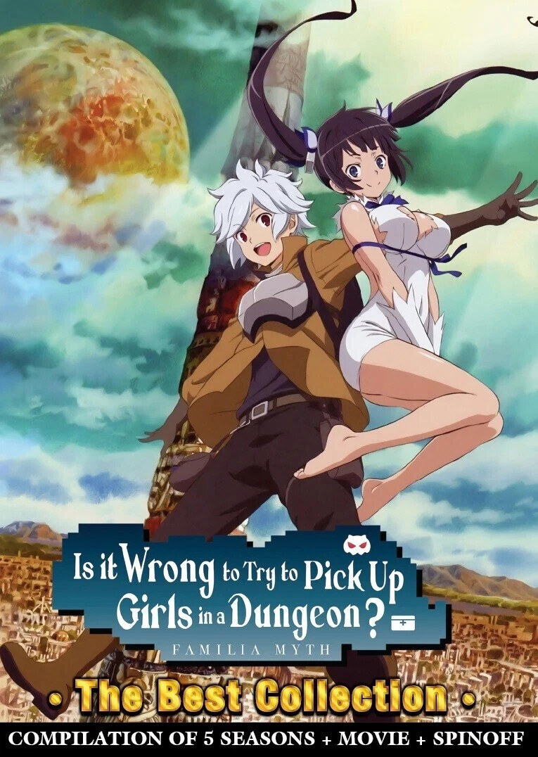 Danmachi :Is It Wrong to Try to Pick Up Girls in a Dungeon? Season 1-5 DVD