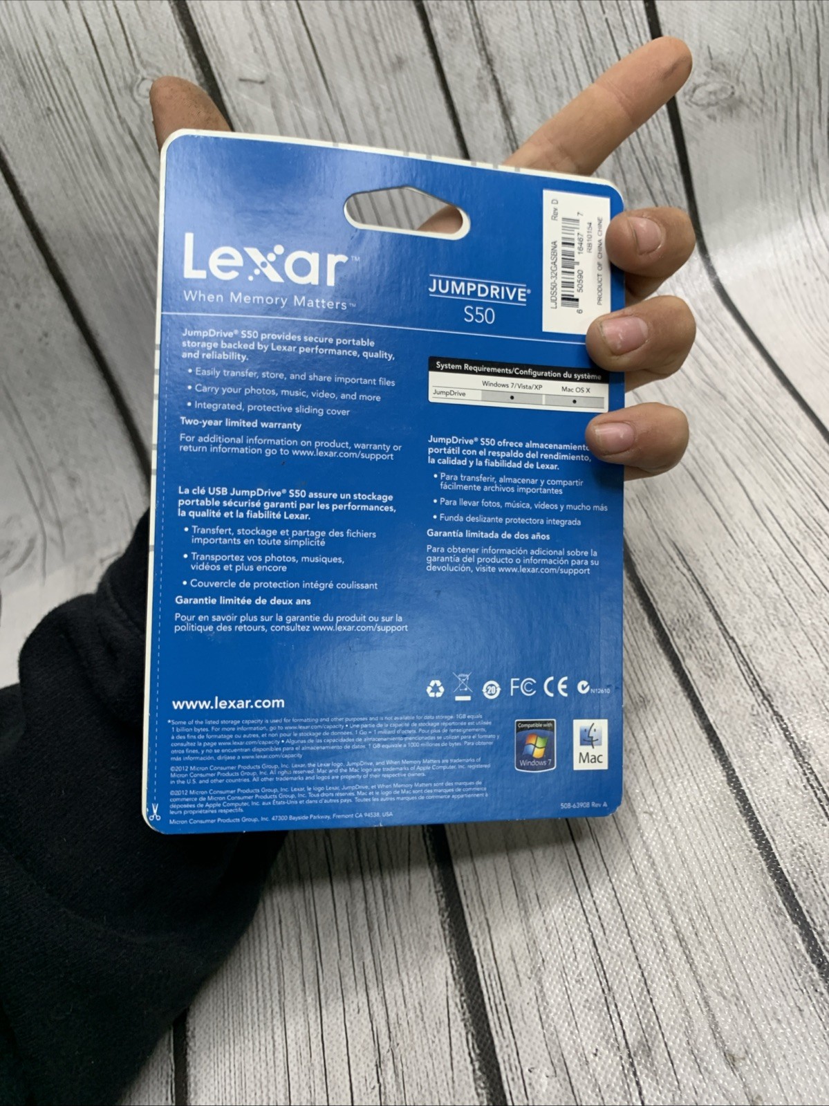 Lexar 32 GB JumpDriveS50 USB NEW