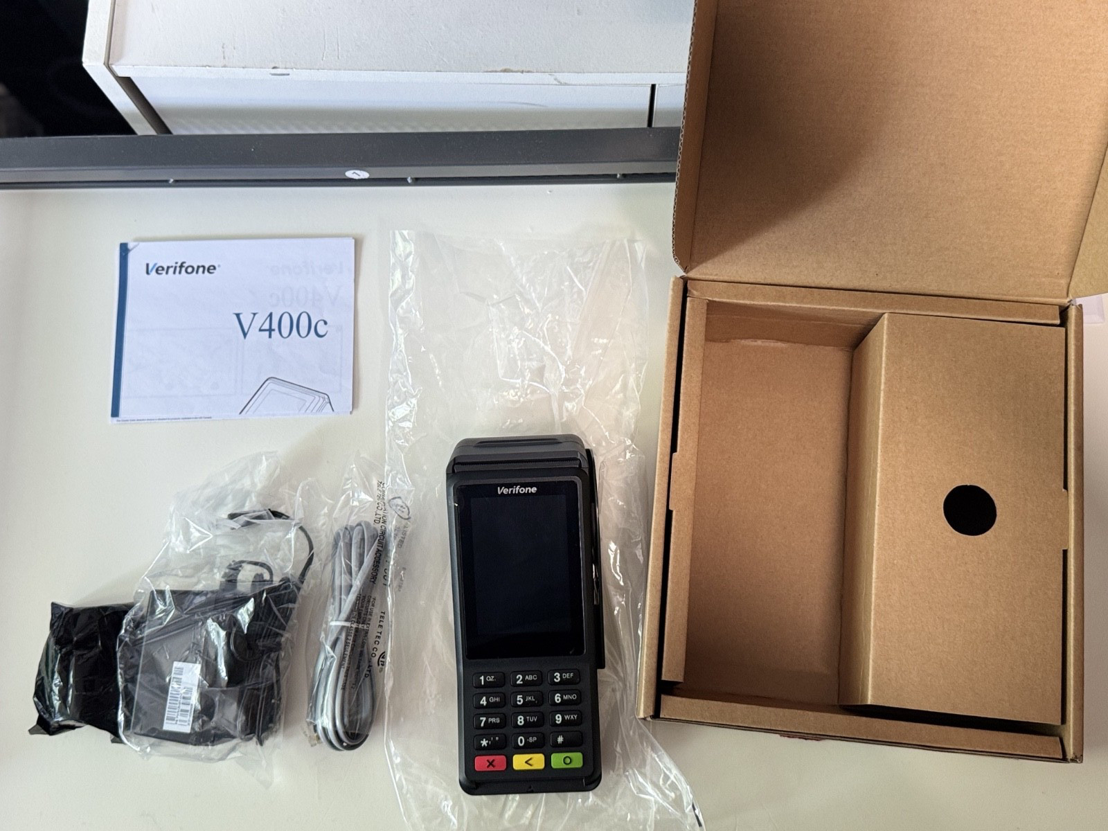 VeriFone V400C Plus Credit Card Reader - Brand New Sealed