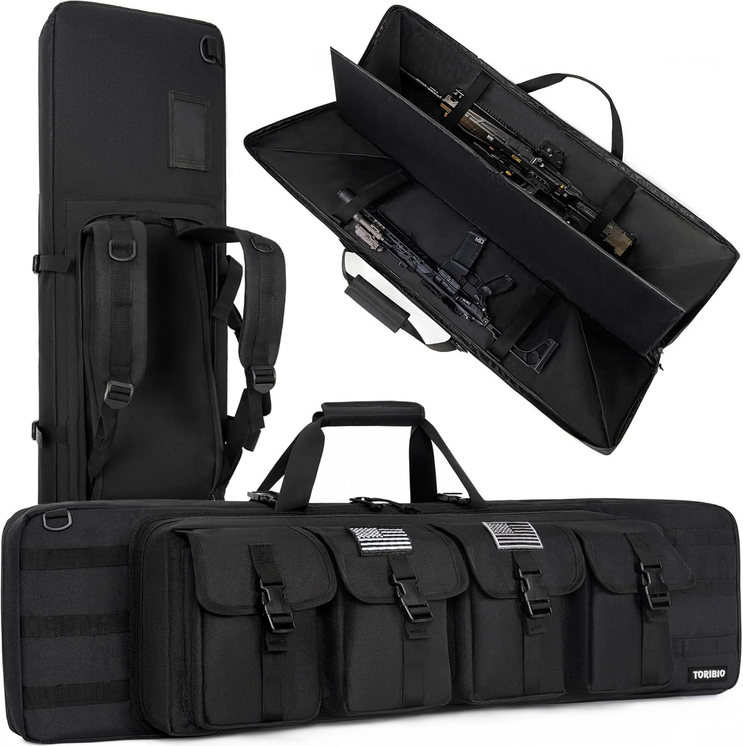 Double Rifle Case Soft Bag 32" 34" 36" 42" 46" 48'' 51“ 55” Gun Case Tactical fo