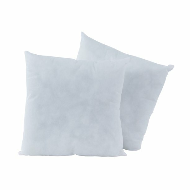 Fairfield 16" x 16" Polyester, Cotton Decorative Pillow Insert, PACK OF 2
