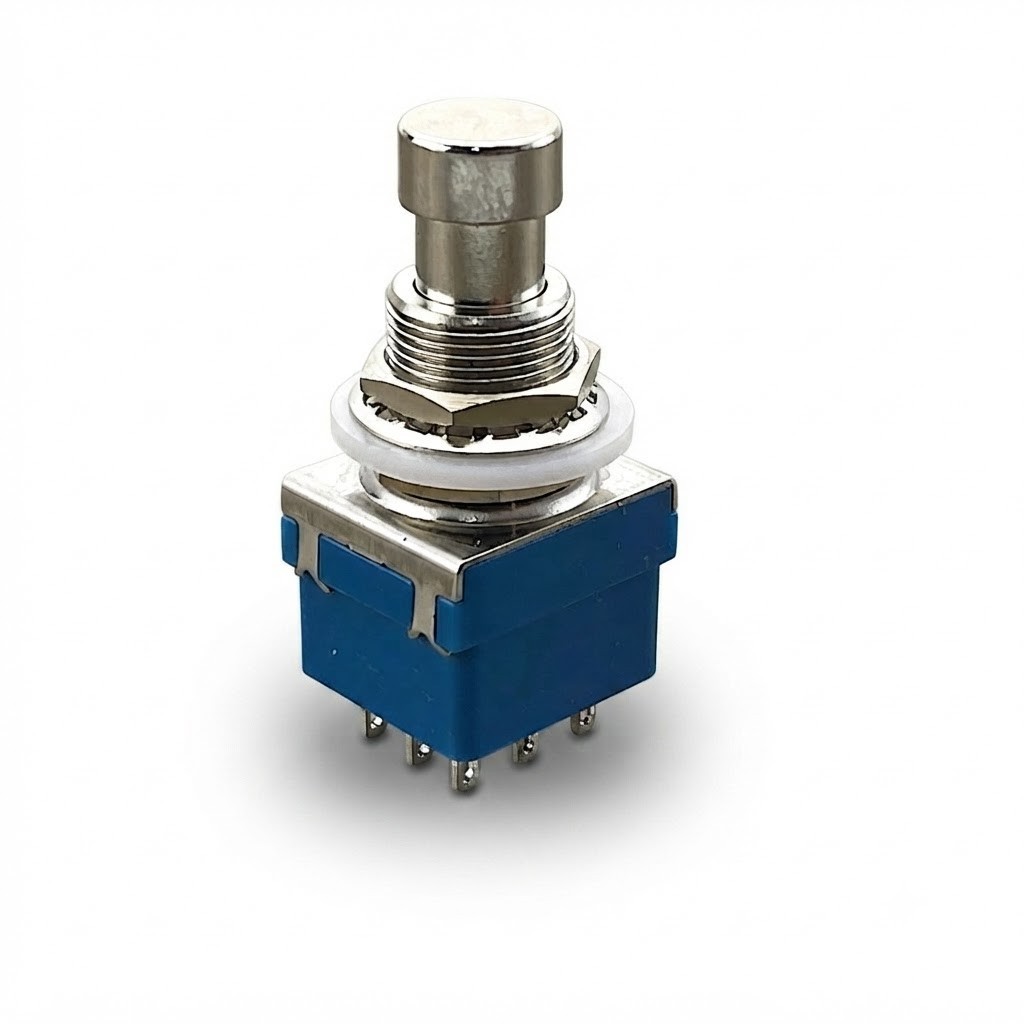 GTI 3pdt Blue Pedal Footswitch - 9 pins - PBS-24-302