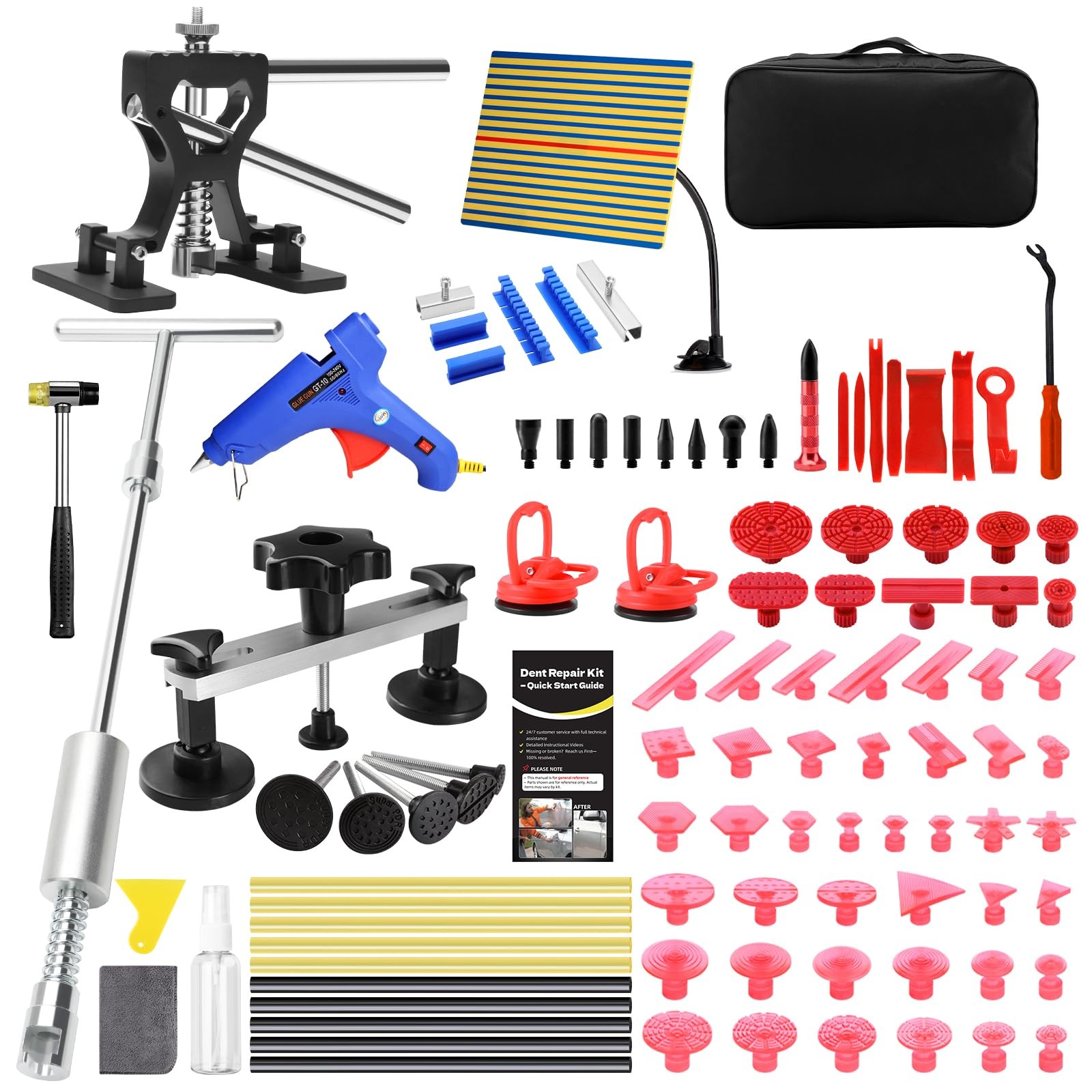AUTOPDR Car Dent Puller Kit,Paintless Dent Repair Kit,Automotive Dent Removal...