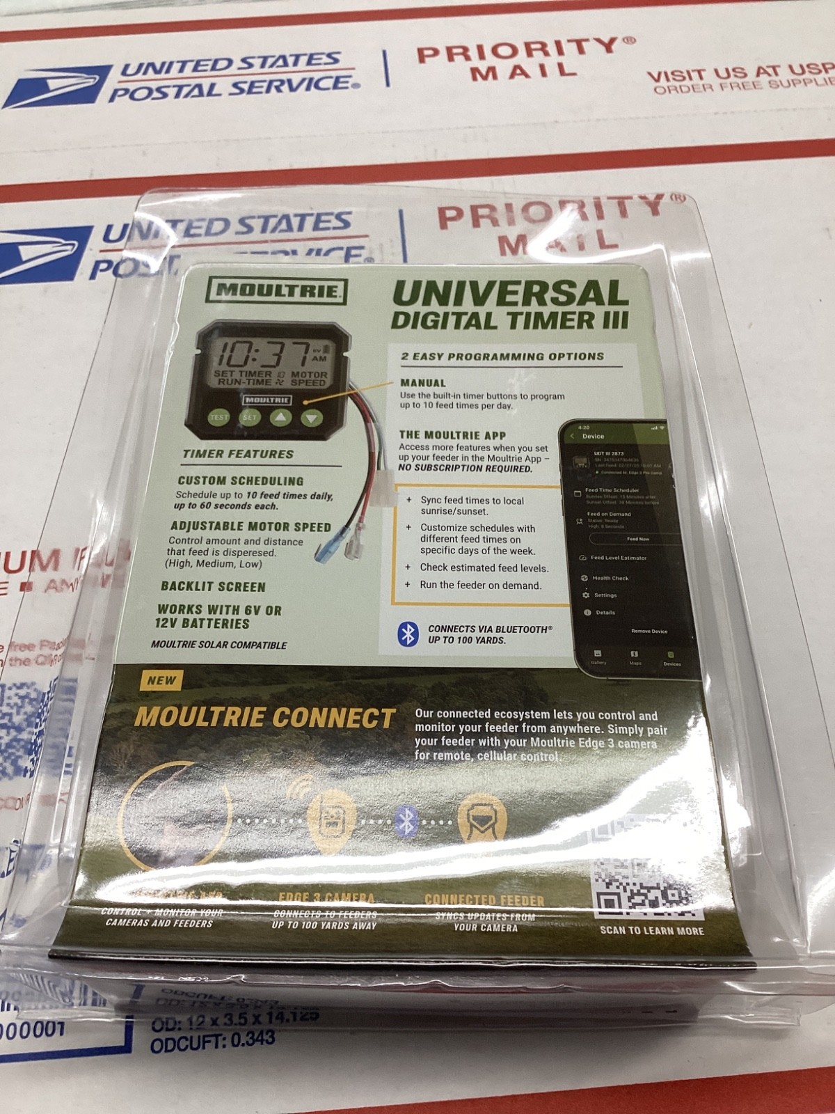NEW Moultrie Universal Digital Timer III - Feeder Accessory System 6V/12V
