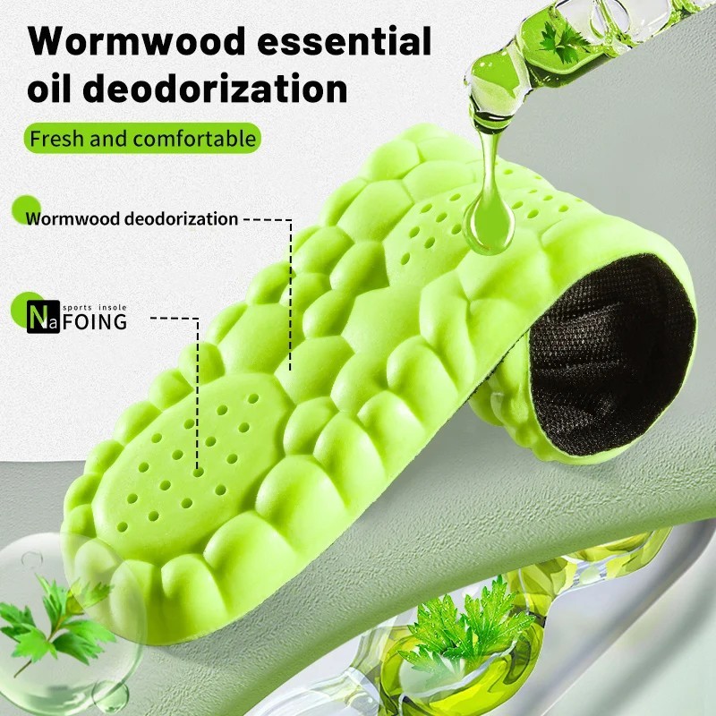 4D Sport Insole Super Soft Shock Absorption Orthopedic Shoe Inserts