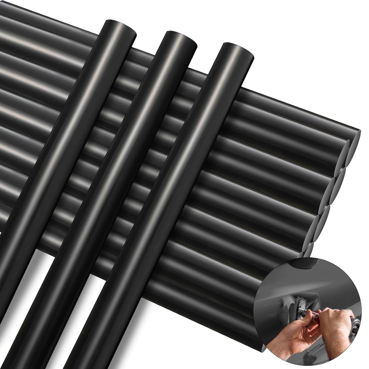 20 Pcs Paintless Dent Repair Glue Sticks PDR Glue Hot Sticks (Black)