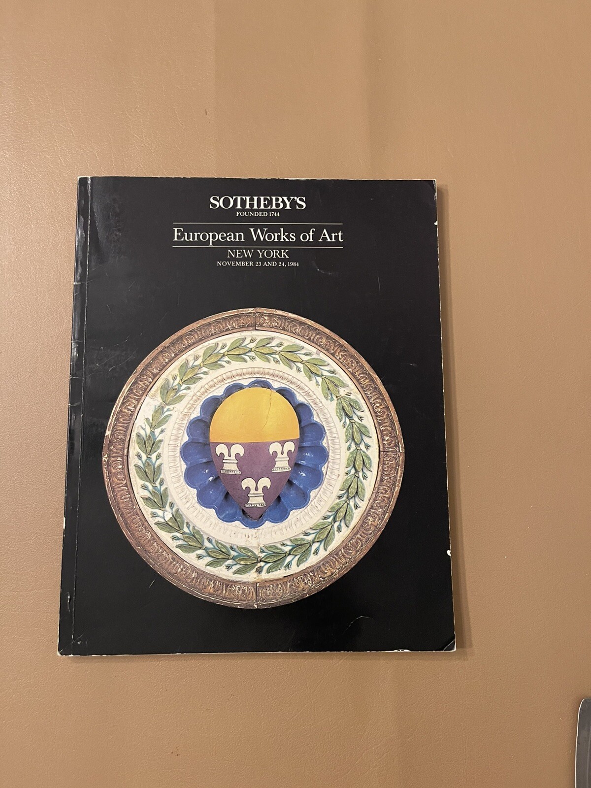 Sothebys Catalogue European Works Of Art November 23 And 24 ,1984