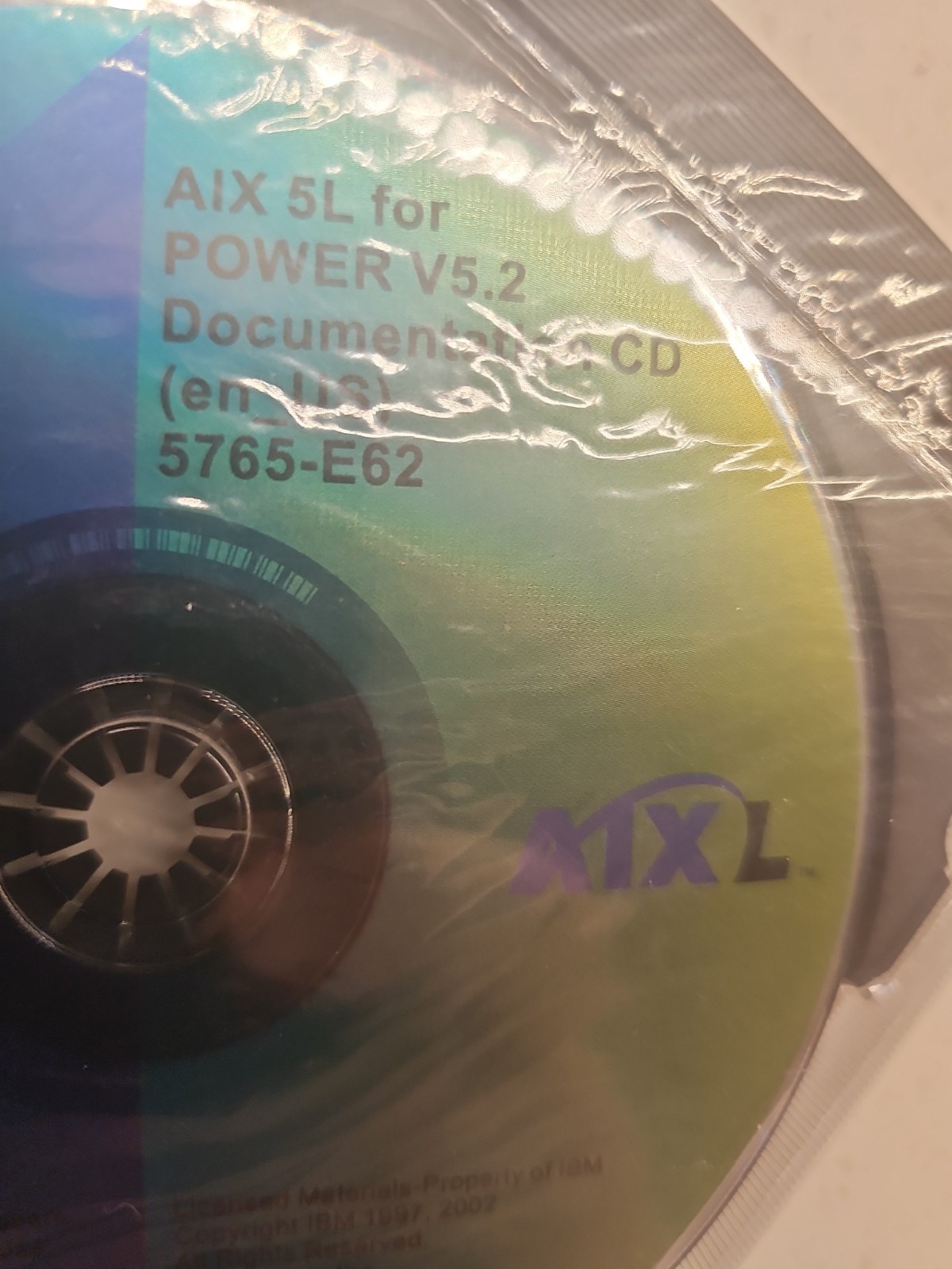 LCD4-1144-01 ~ IBM AIX 5L for POWER V5.2 Documentation CD ~ 5765-E62 ~ 2002