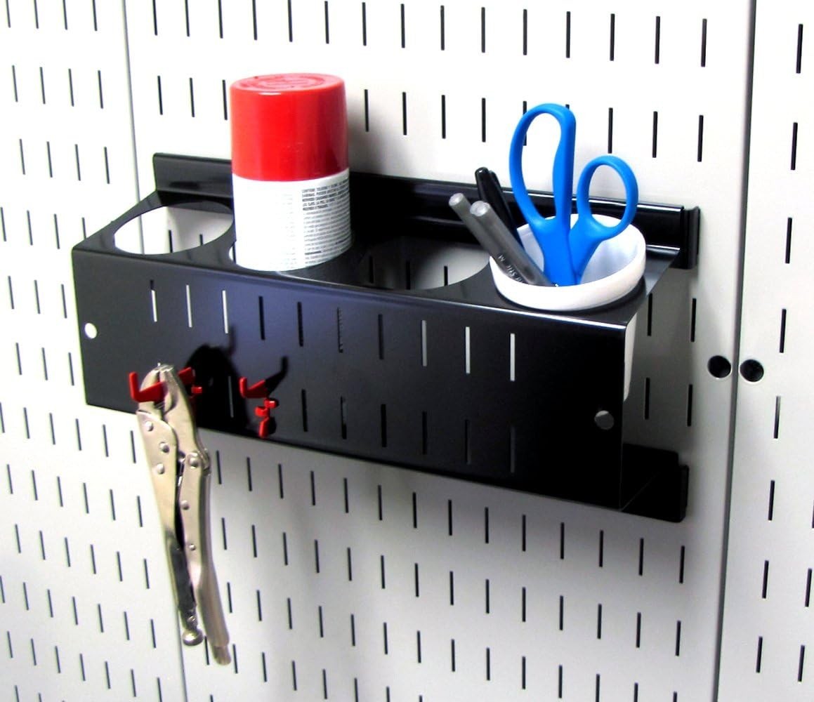 Wall Pegboard Spray Can Holder Bracket Aerosol Can Organizer ASM-CH-014 B