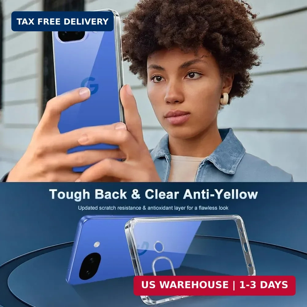 for Google Pixel 10A Case with Screen Protector & Camera Lens Protector, [Not Ye