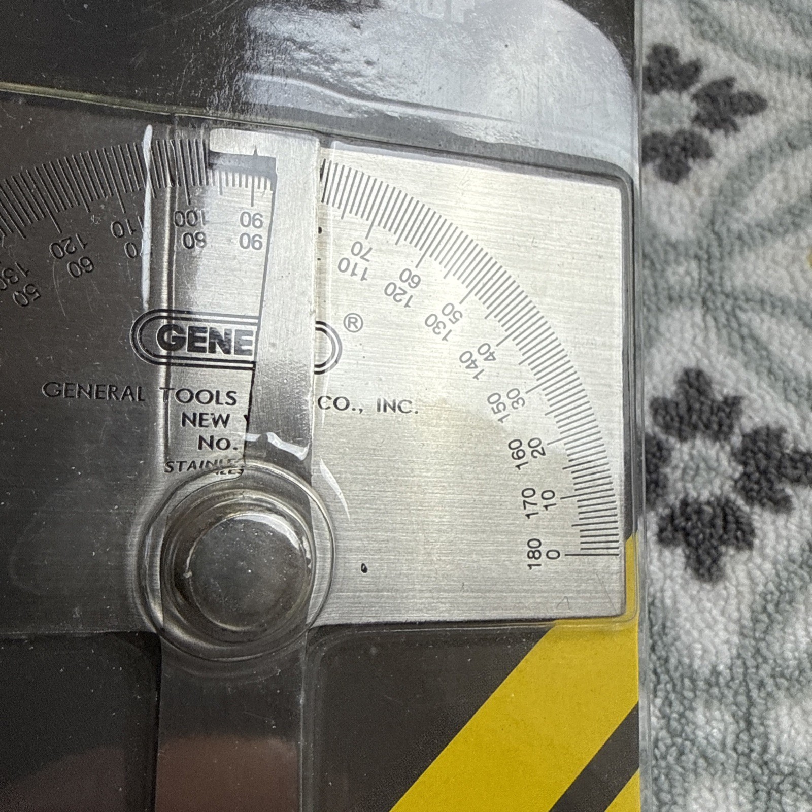 General Tools Angle Protractor #17 Stainless Steel NEW