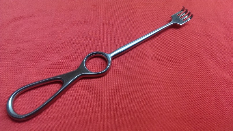 1 Each Volkman Retractor 4 SHARP Prongs 8.5'' Surgical Instruments
