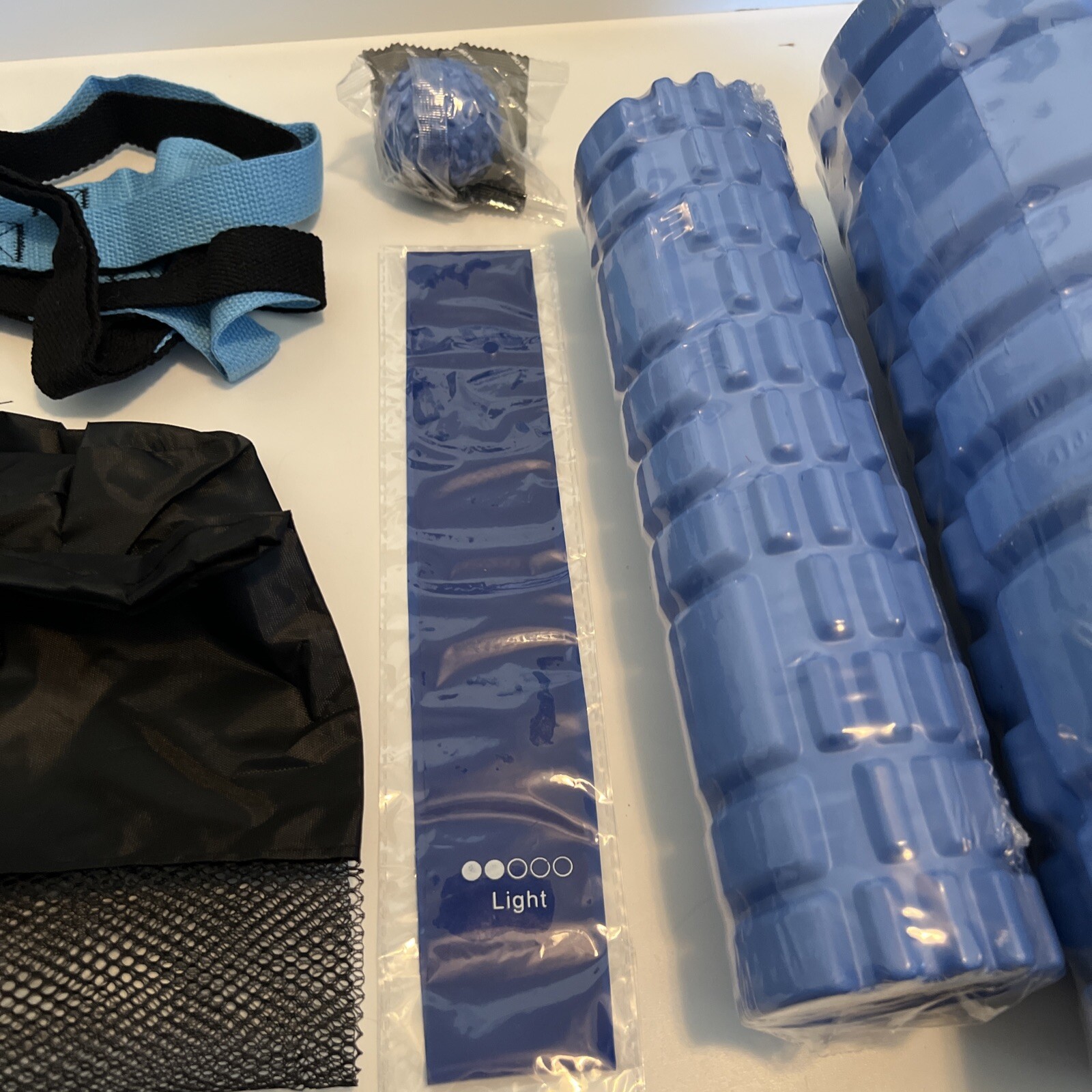 5 in 1 Foam Roller Set Blue In Color