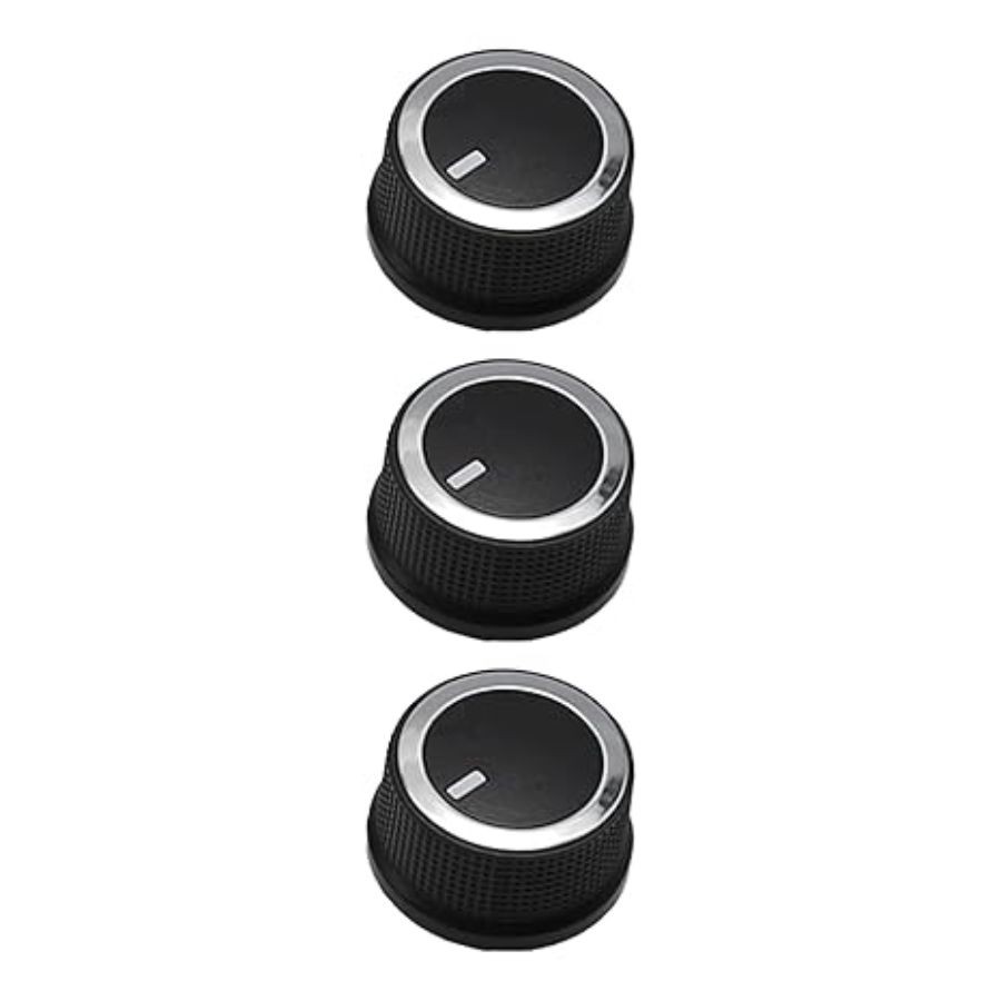 3 Pcs AC Control Knob Temperature Switch Replacement for Express Savana 1500 250