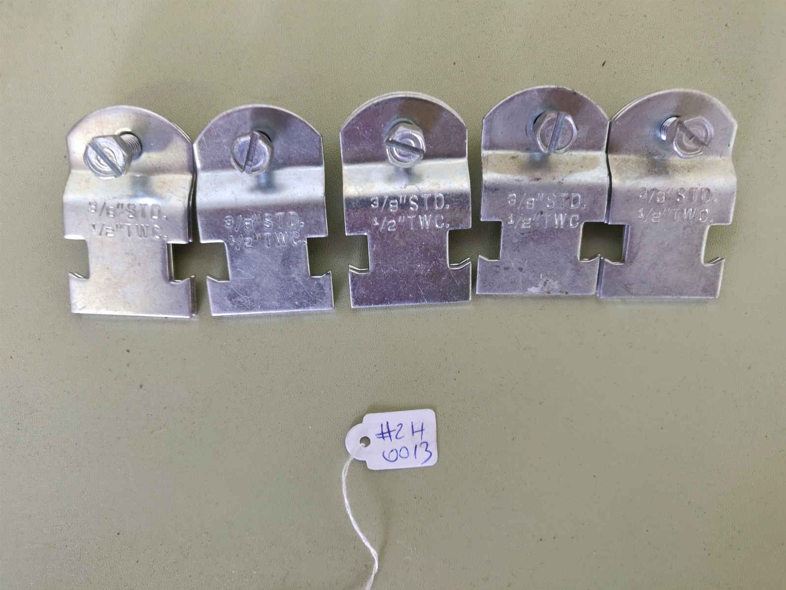 Lot of 5 Conduit Clamps for Strut System 3/8" STD 1/2" TWC