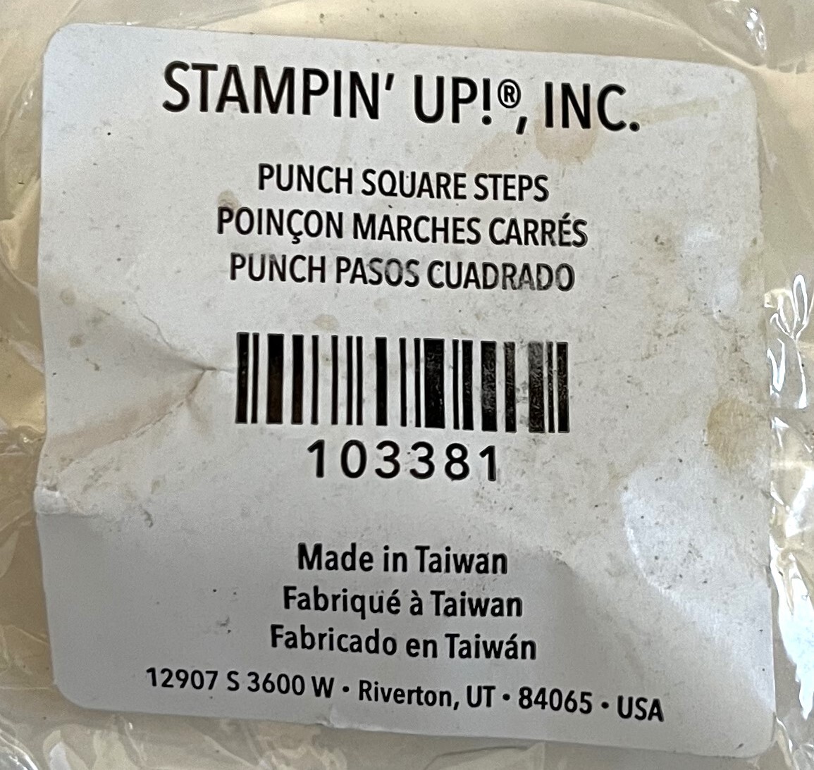 Stampin' Up Punch "Punch Simplicity" NEW