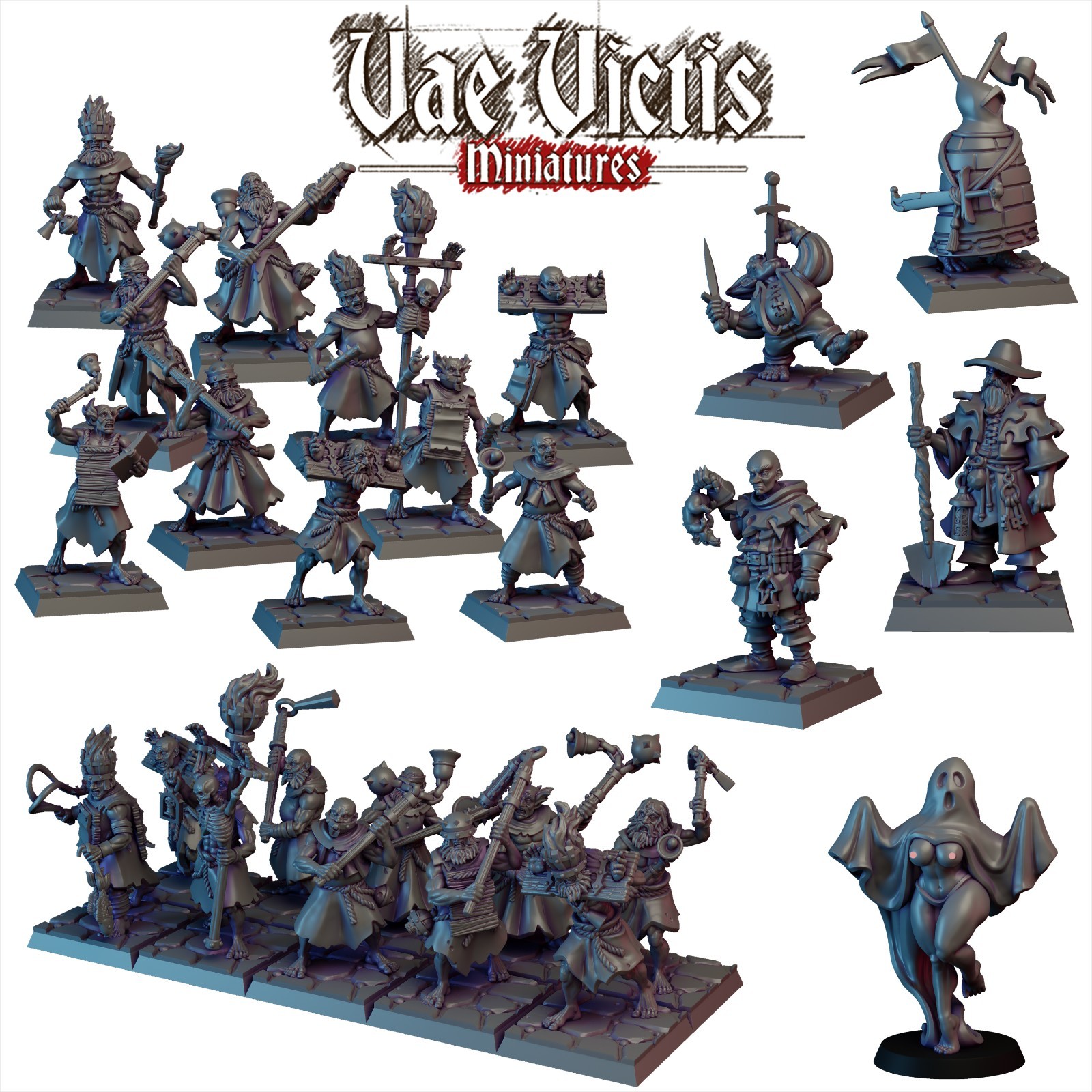 Vae Victis Miniatures Fanatics 28mm Frostgrave pathfinder D&D Oldhammer