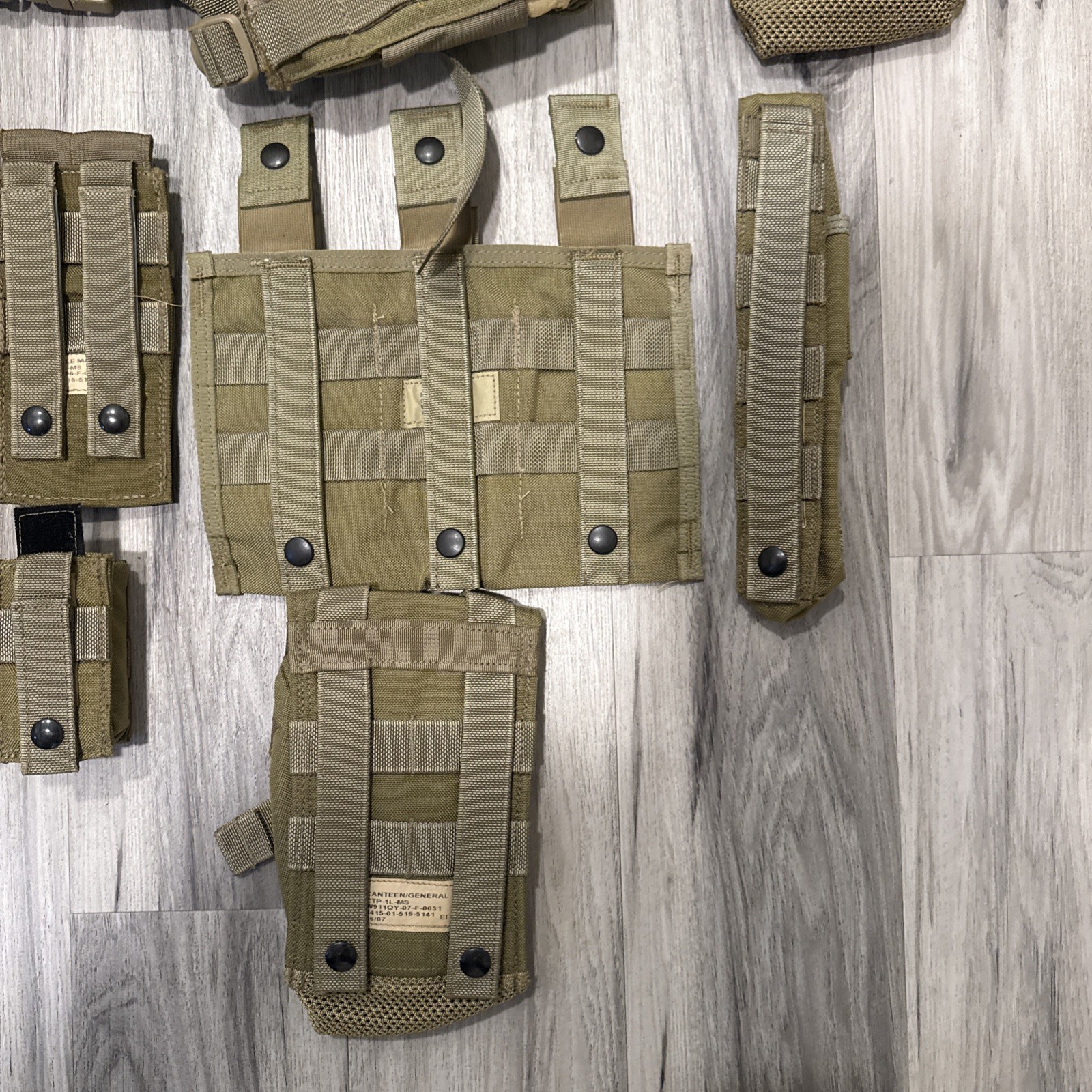 Eagle Industries Khaki SFLCS H Harness with Pouches - NOS