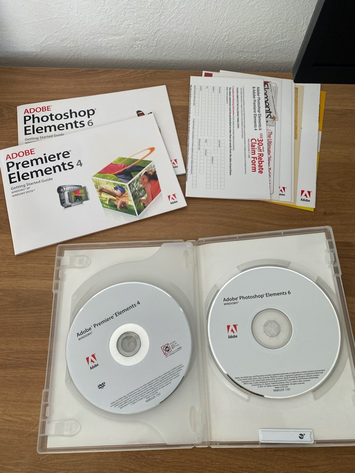Adobe Photoshop Elements 6 & Premiere Elements w/ Serials