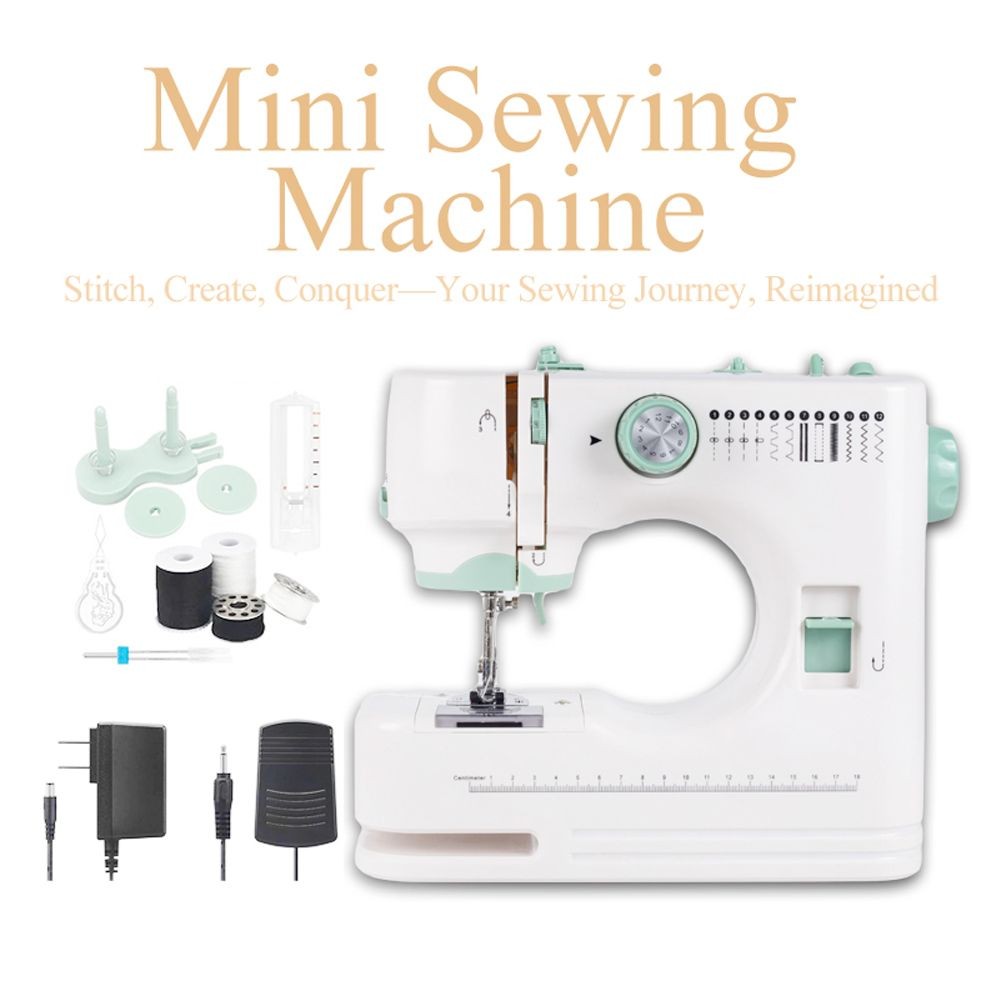 Portable Electric Sewing Machine Crafting Mending Machine 12 Built-In Stitches U