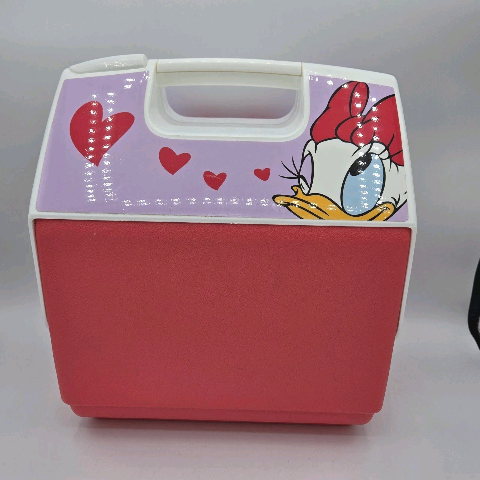 Disney Daisy Duck Cooler Igloo Playmate Pal Pink White 7 Quarts Ice Chest Pink