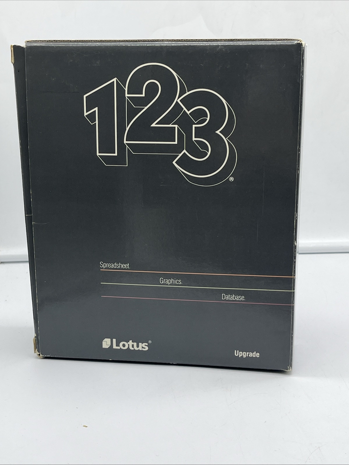 Vintage Lotus Upgrade 1-2-3 Release 2.01 1987 Floppy Disk Software Spreadsheet
