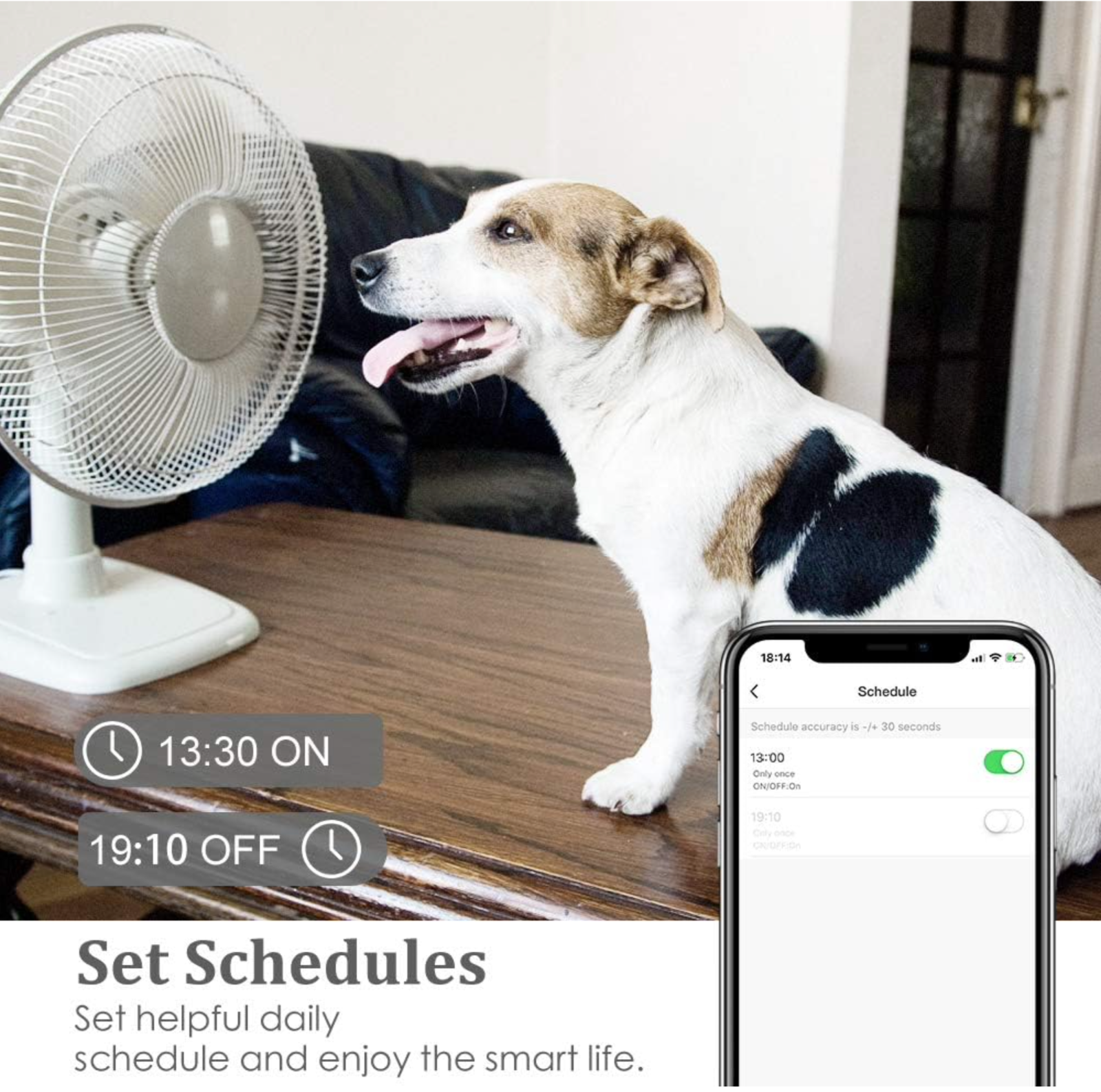 4 Socket/2 Pack Smart WiFi Plugs Dual Outlets Alexa Google ITFFF SmartThings