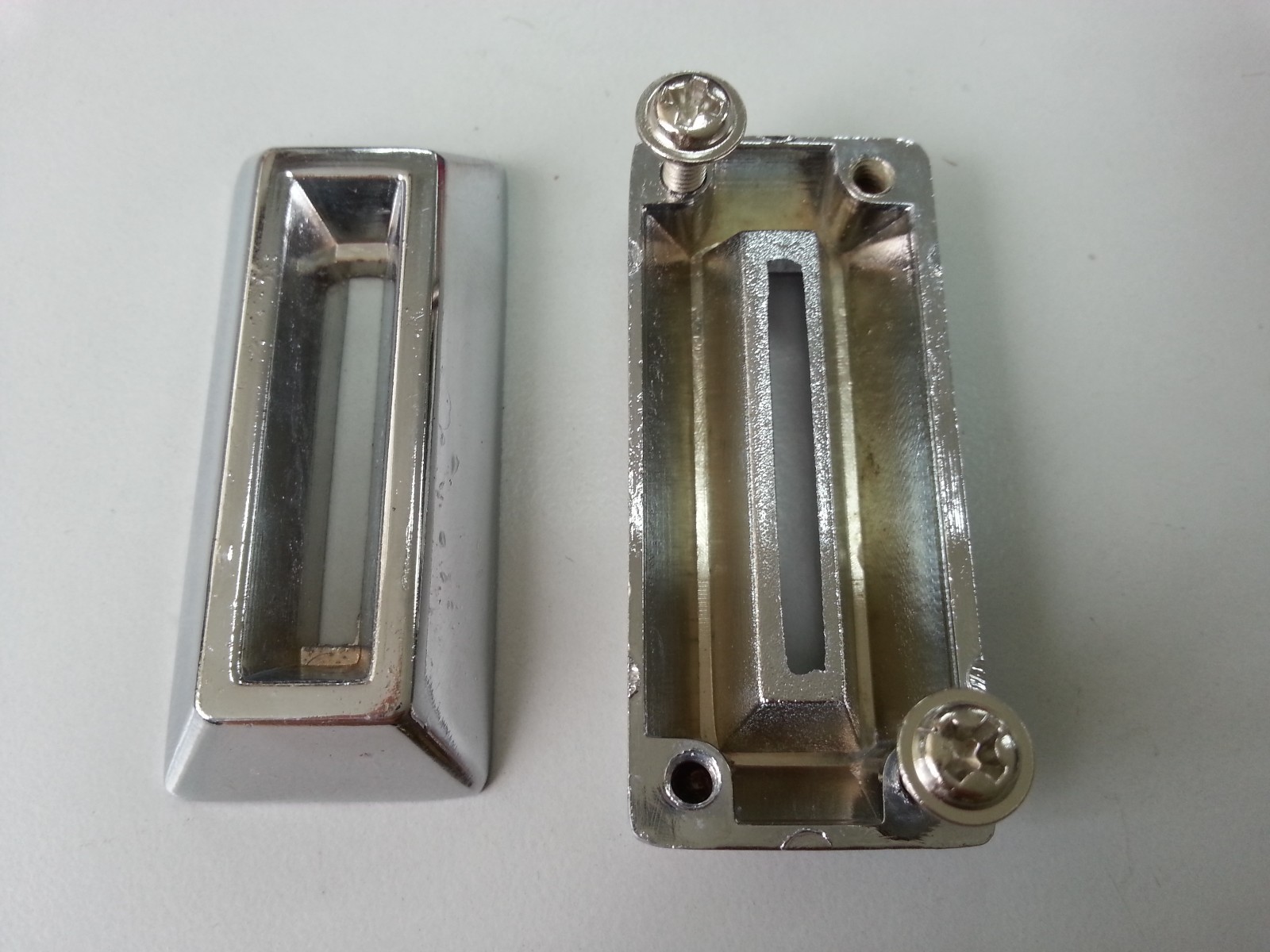 2 x Stainless Steel Coin Entry for Arcade Machine Control Panel Video Game Parts