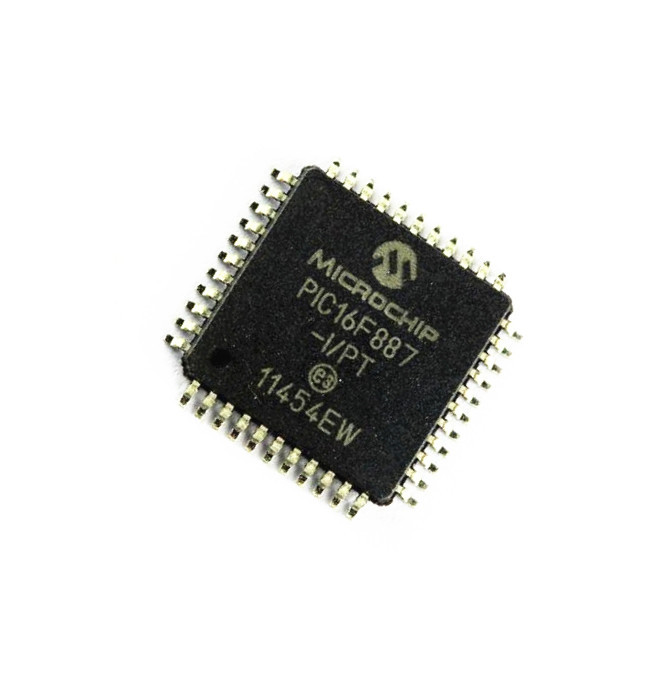 2PCS PIC16F887-I/PT 8-bit Microcontroller - MCU 14KB Flash 368 RAM 36 I/O LS