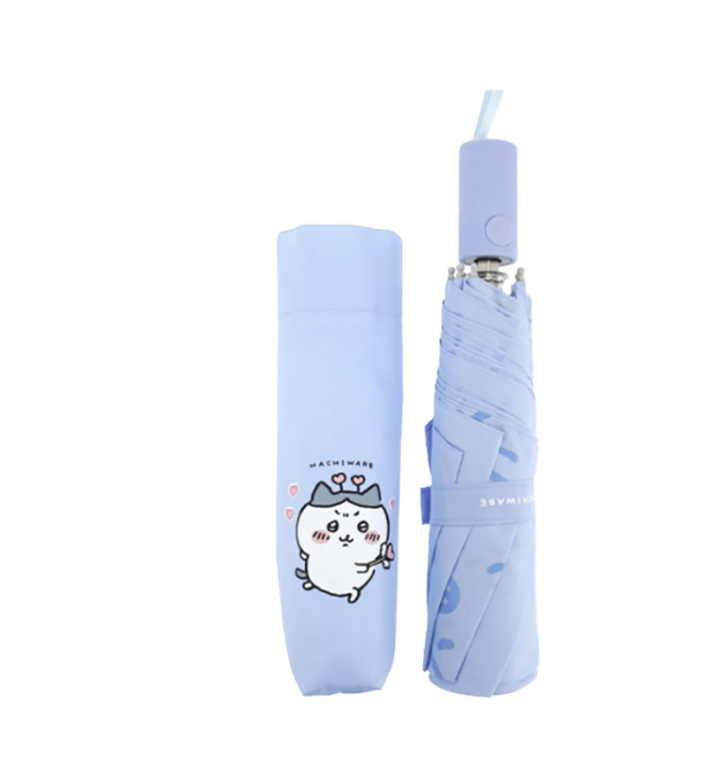 Chiikawa Cute Character Automatic Foldable Rain Umbrella Auto Open Compact