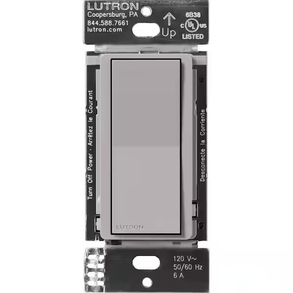 Claro Smart Accessory Switch, Only for Use with Diva Smart Dimmer Switch/Claro S