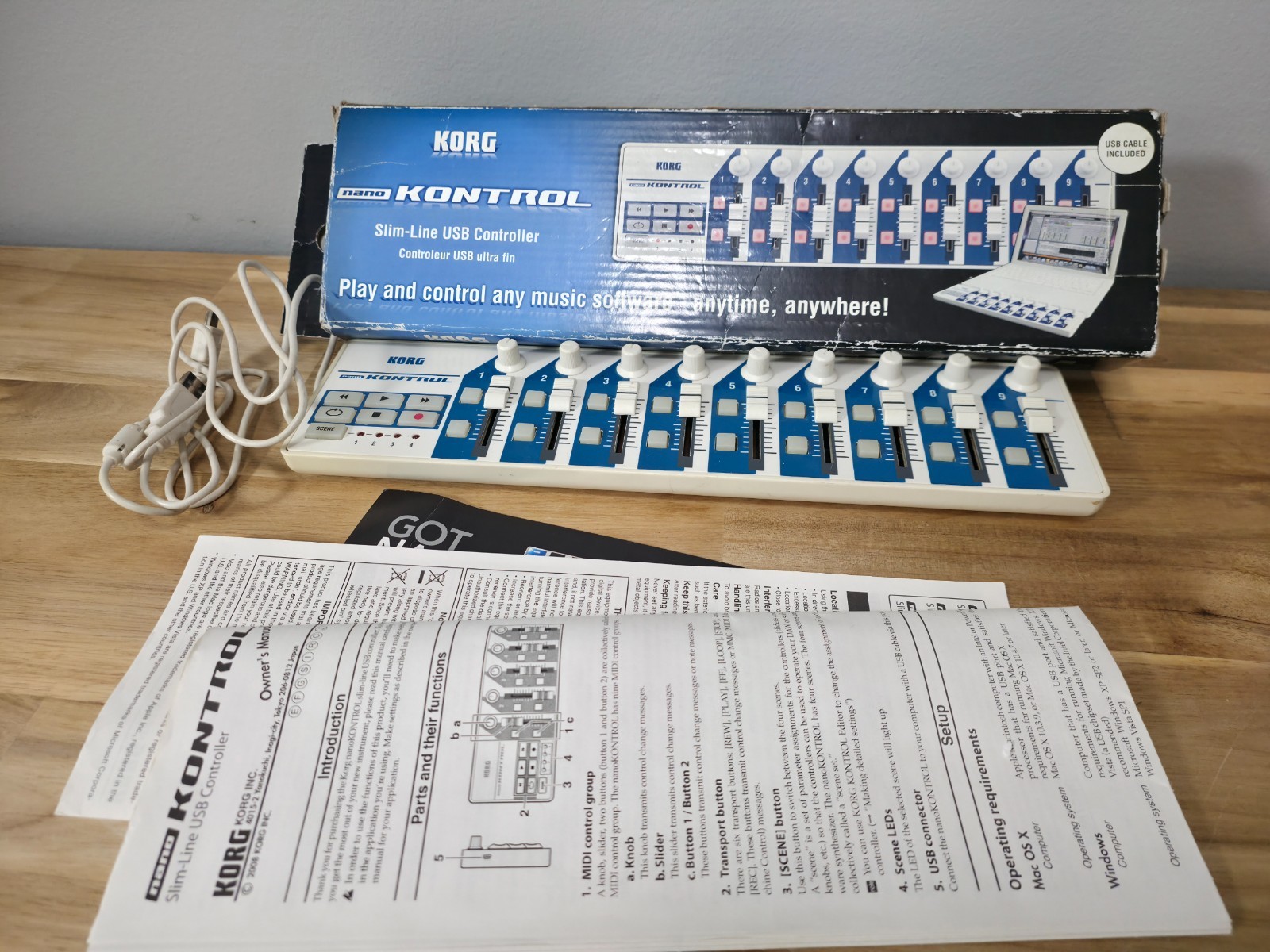 KORG Nano Kontrol USB MIDI Controller for DAW