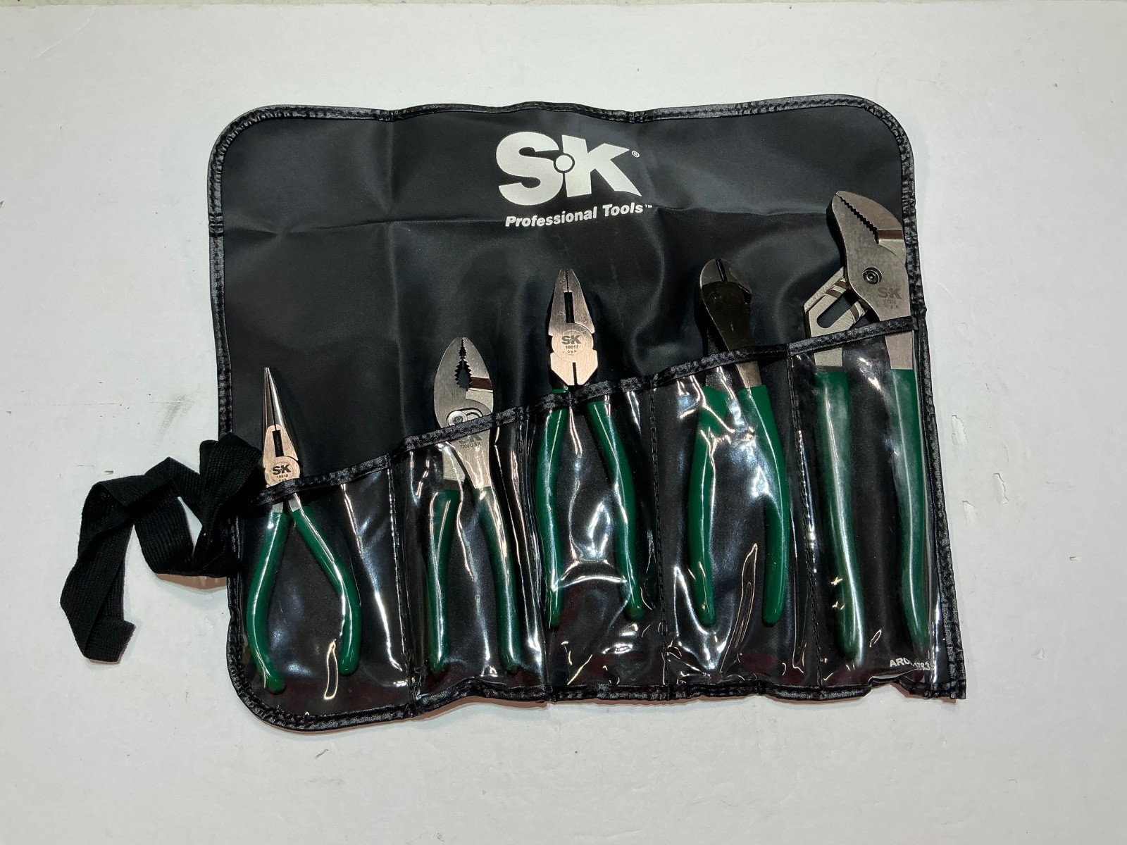 NOS S-K 5 piece plier set #17834 made in the USA in pouch