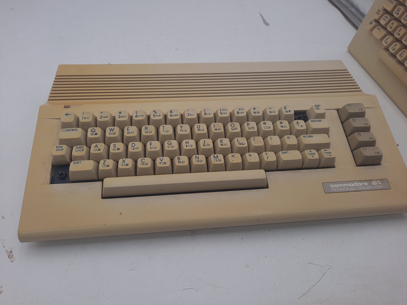 Lot 2 Commodore 64 C C64 Computer Consoles Tested No Accessory see Video