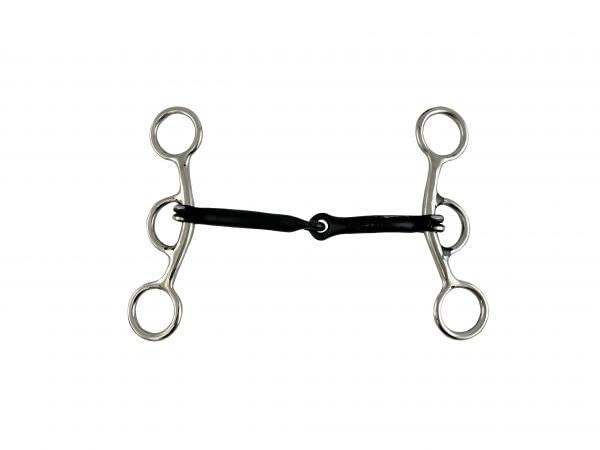 Showman Stainless Steel Bit w/ 5" Sweet Iron Broken Mouth