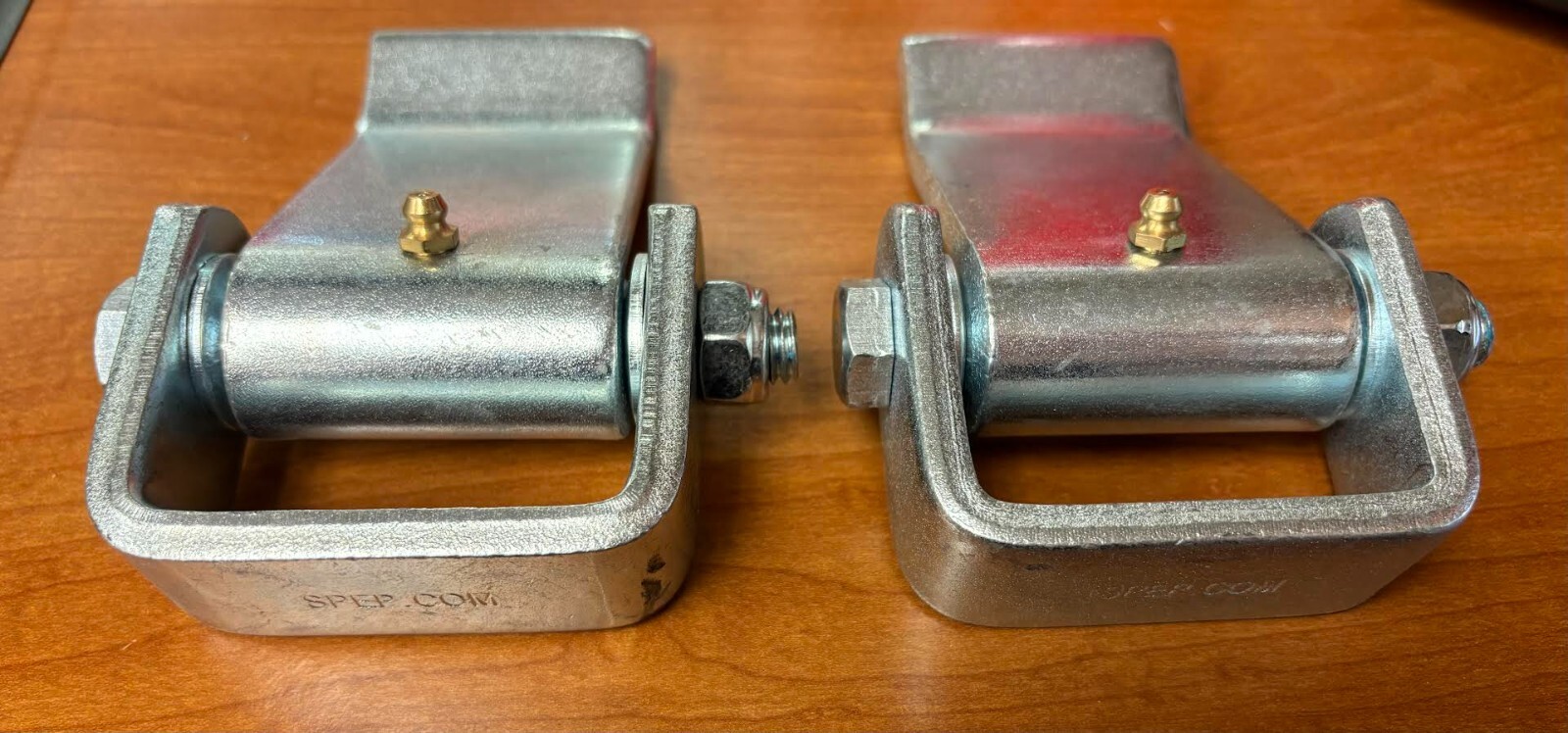2PC Heavy Duty Hinge Dump Trailer Truck Trailer Strap Zinc Coated Greaseable