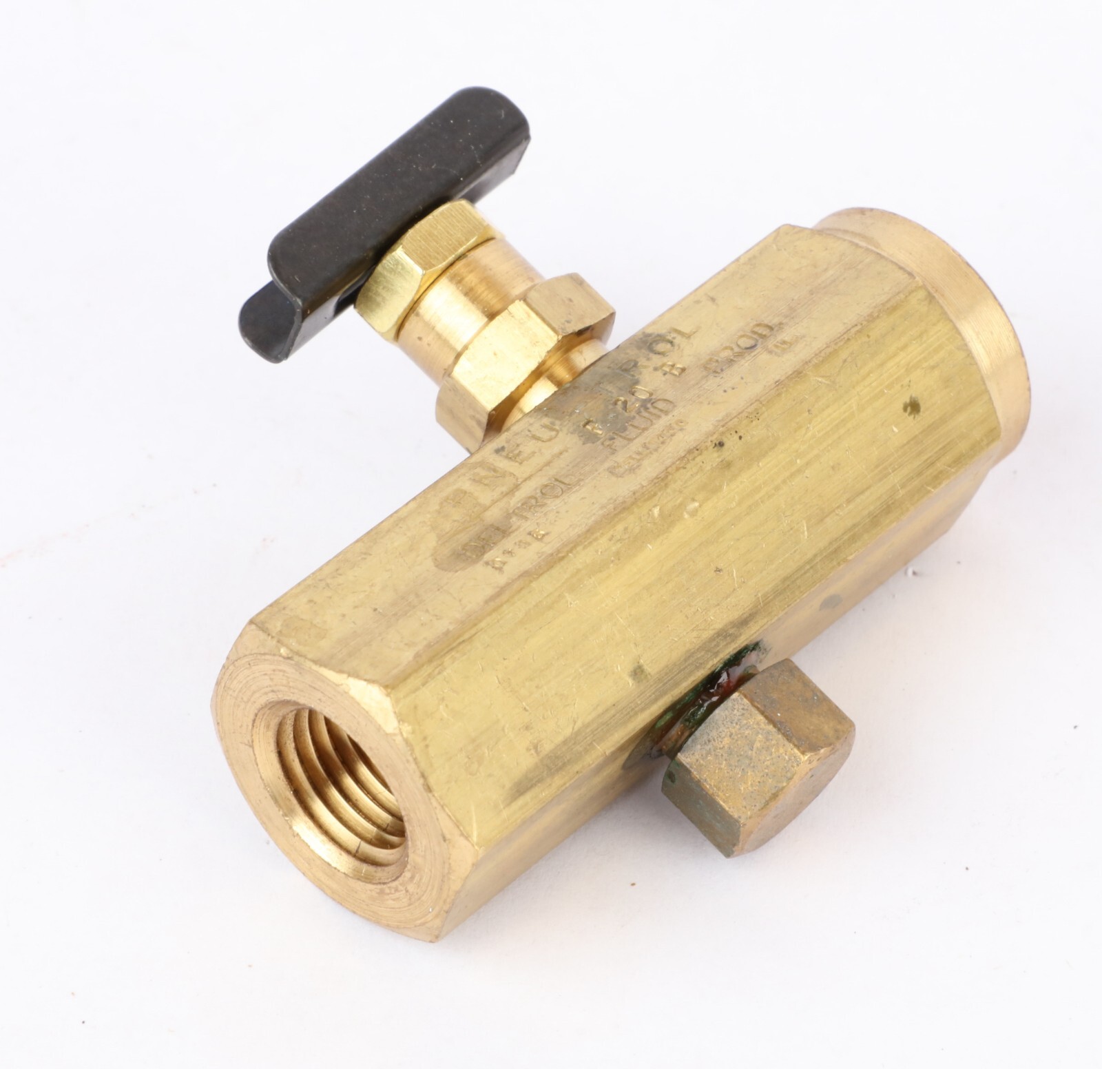 Deltrol F20B Pneumatic Flow Control Needle Valve, 1/4" NPT, 2000PSI, 3GPM