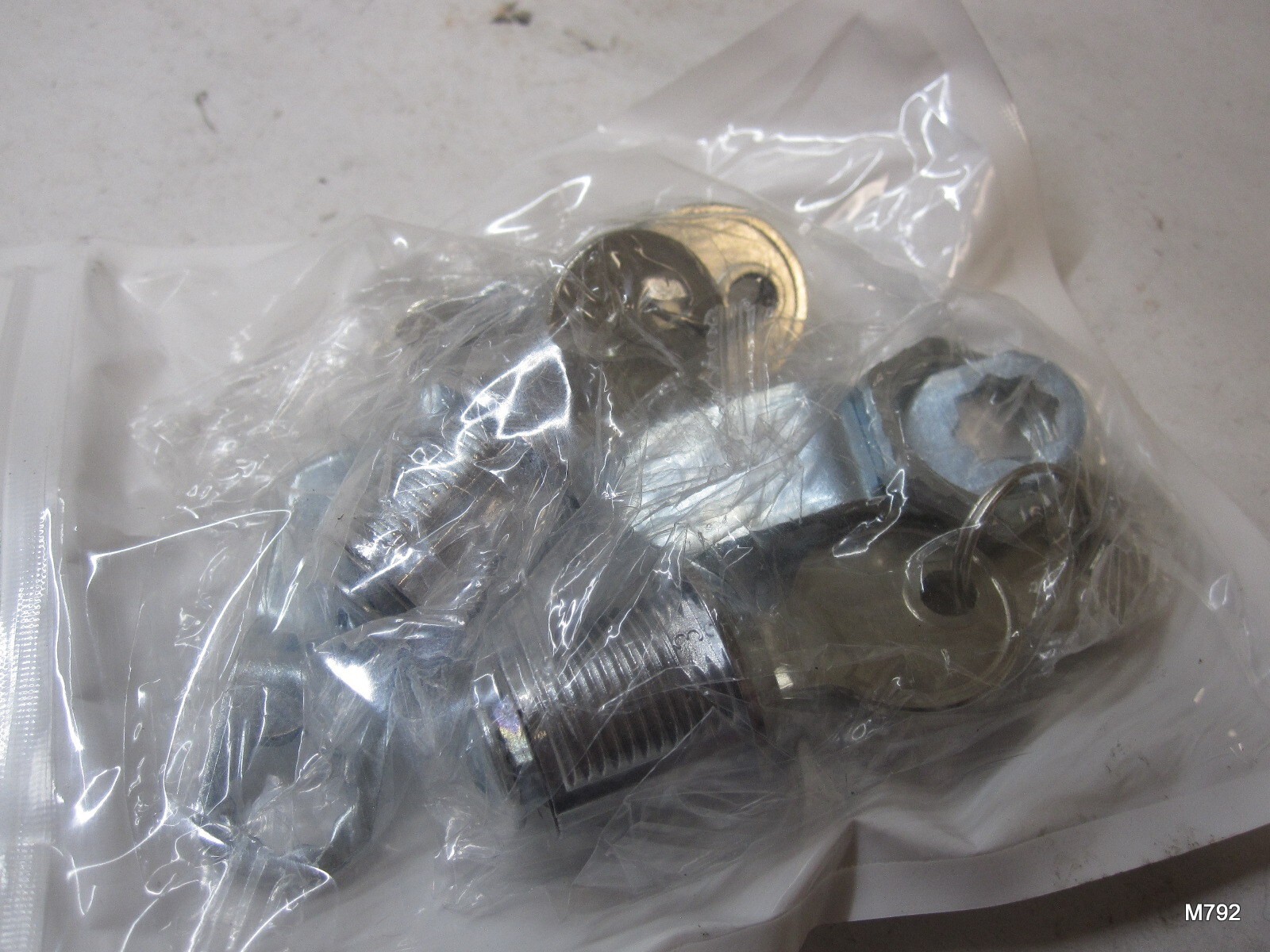 2 Pack Cabinet Locks with Keys, 5/8" Cam Lock Mailbox Lock Replacement