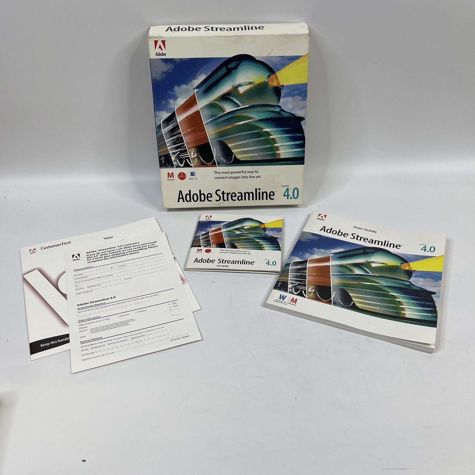 ADOBE STREAMLINE 4.0 FOR MAC CD & USER GUIDE