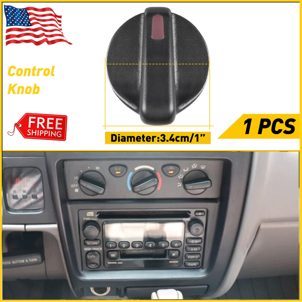 1* Control Knobs Heater A/C Temperature HVAC Fan for 1995-2004 Toyota Tacoma US