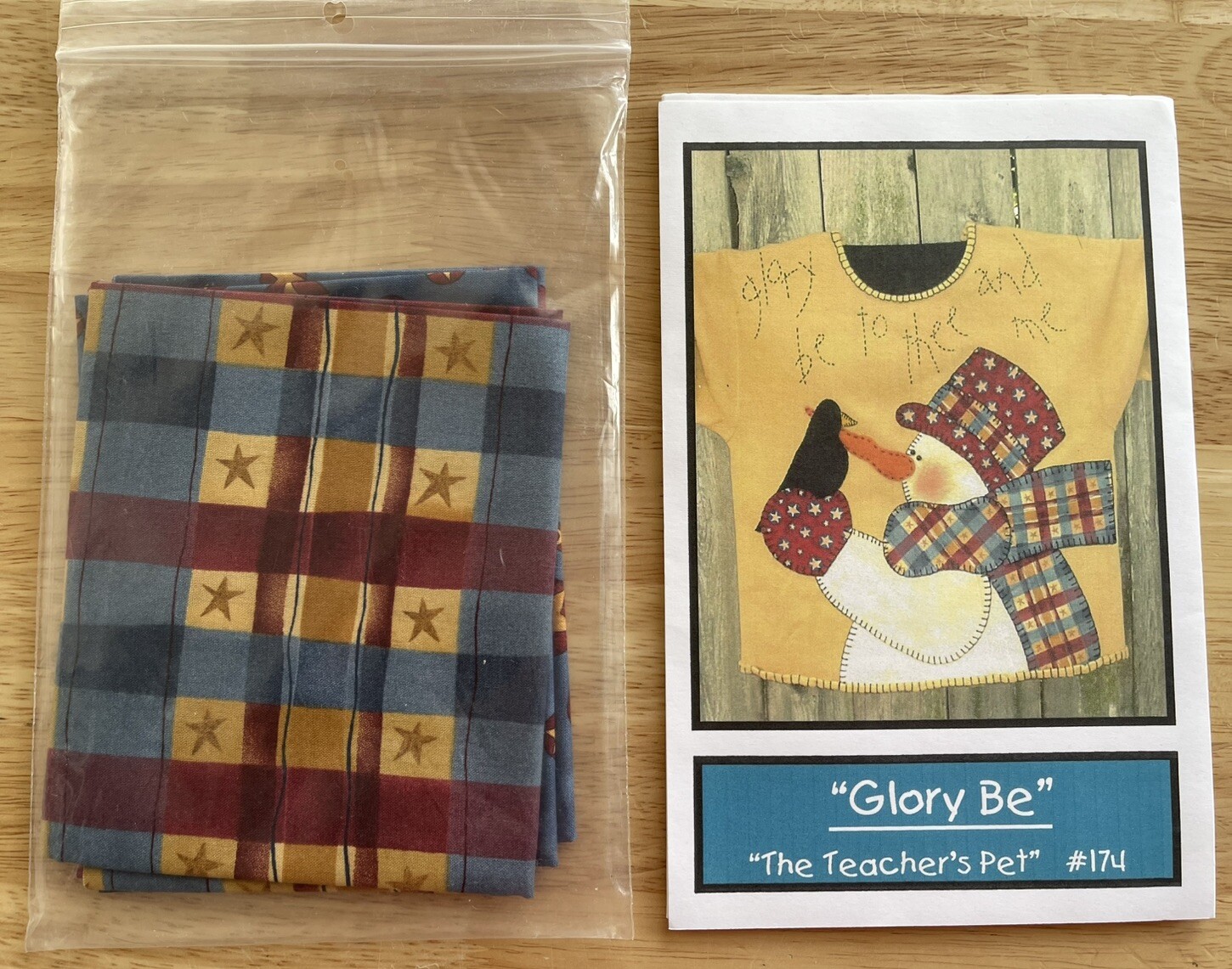 Glory Be Sweatshirt Sewing Craft Pattern With Fabric By The Teachers Pet