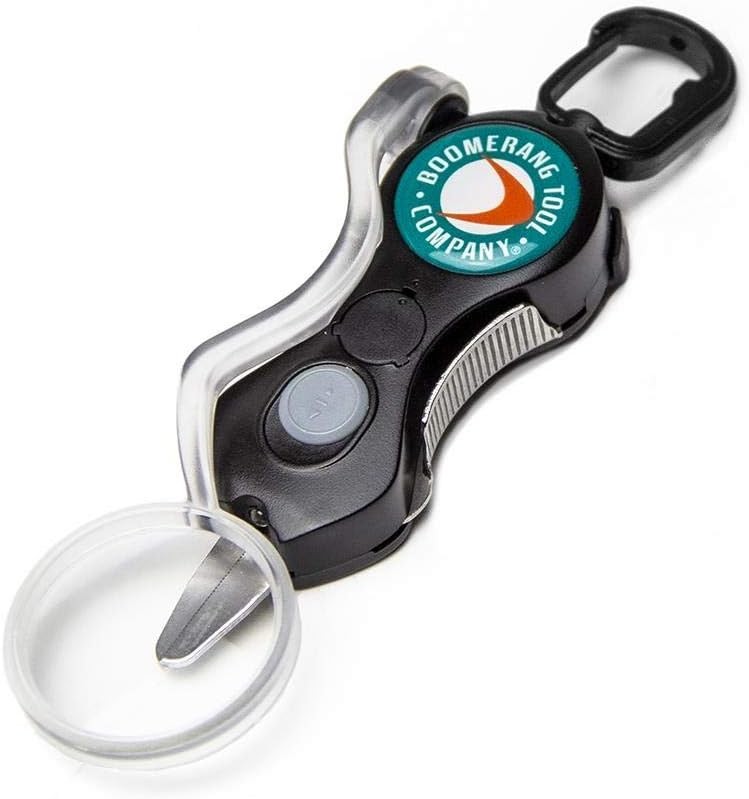 Boomerang Tool Company SNIP Fishing Line Cutters with Retractable Tether and...