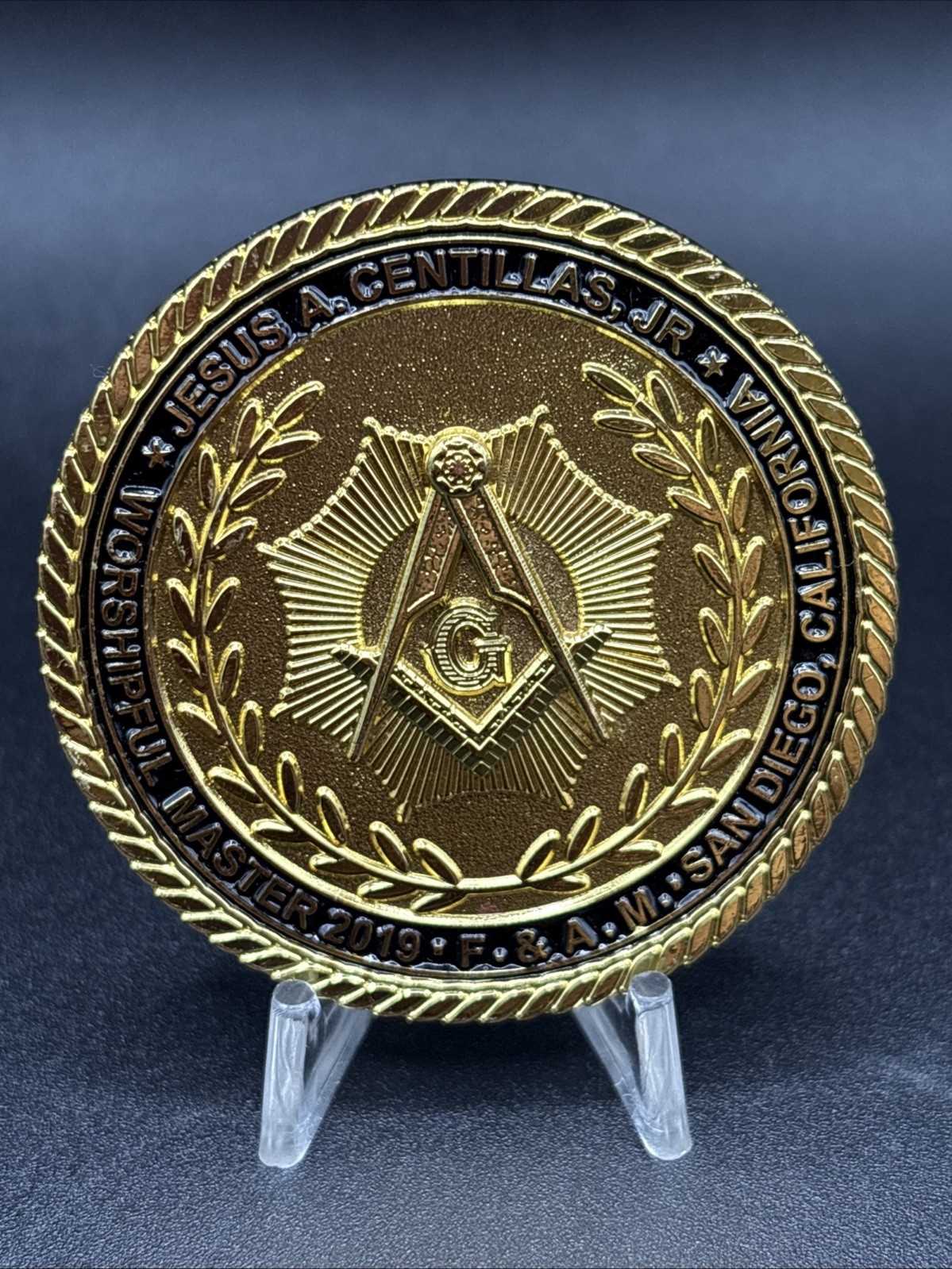 The Worshipful Master 2019 Coronado Lodge Coin